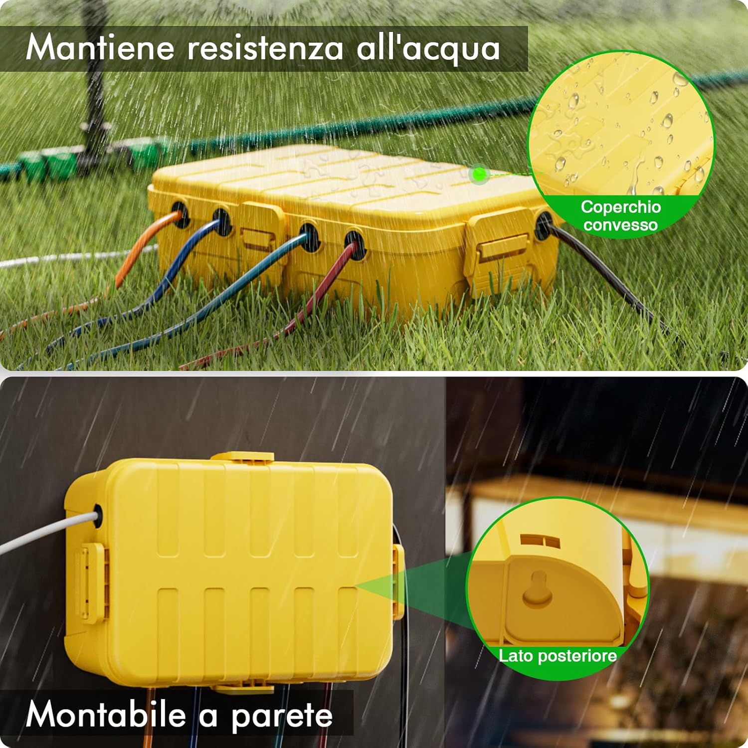 Restmo Scatola di Protezione Stagna IP54 Gialla - immagine 4