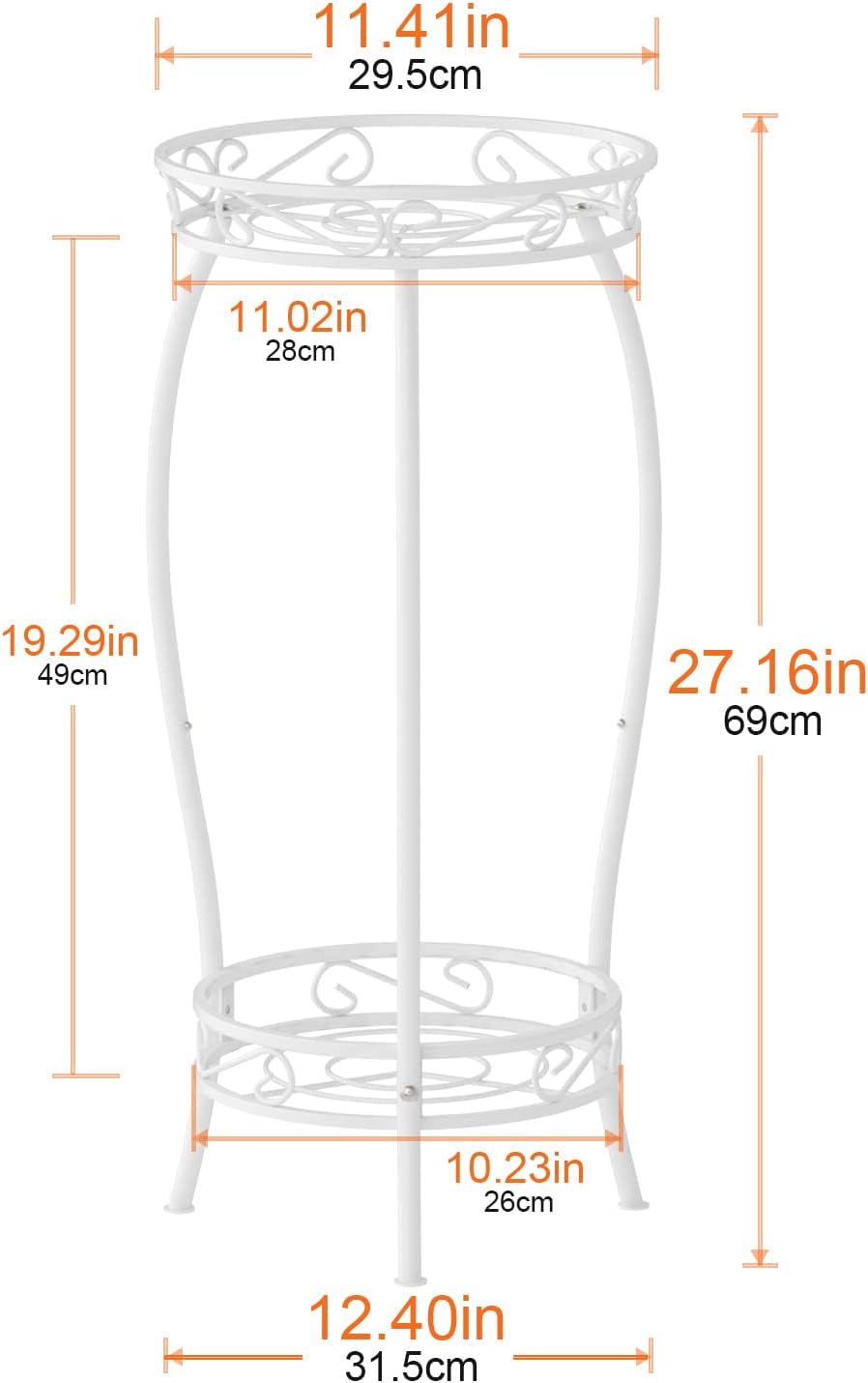 Bomclap Supporto per Piante in Metallo 69 cm - immagine 3