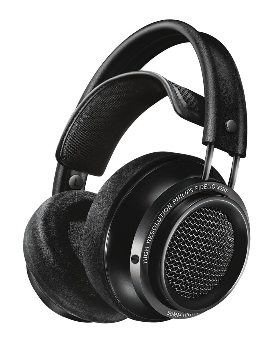 Philips Fidelio X2 - Cuffie Over-Ear ad Alta Risoluzione, Nero