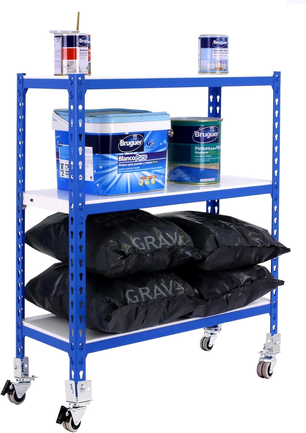 Simon Rack Simonclick - Scaffale Metallo Garage 3 Ripiani - immagine 4