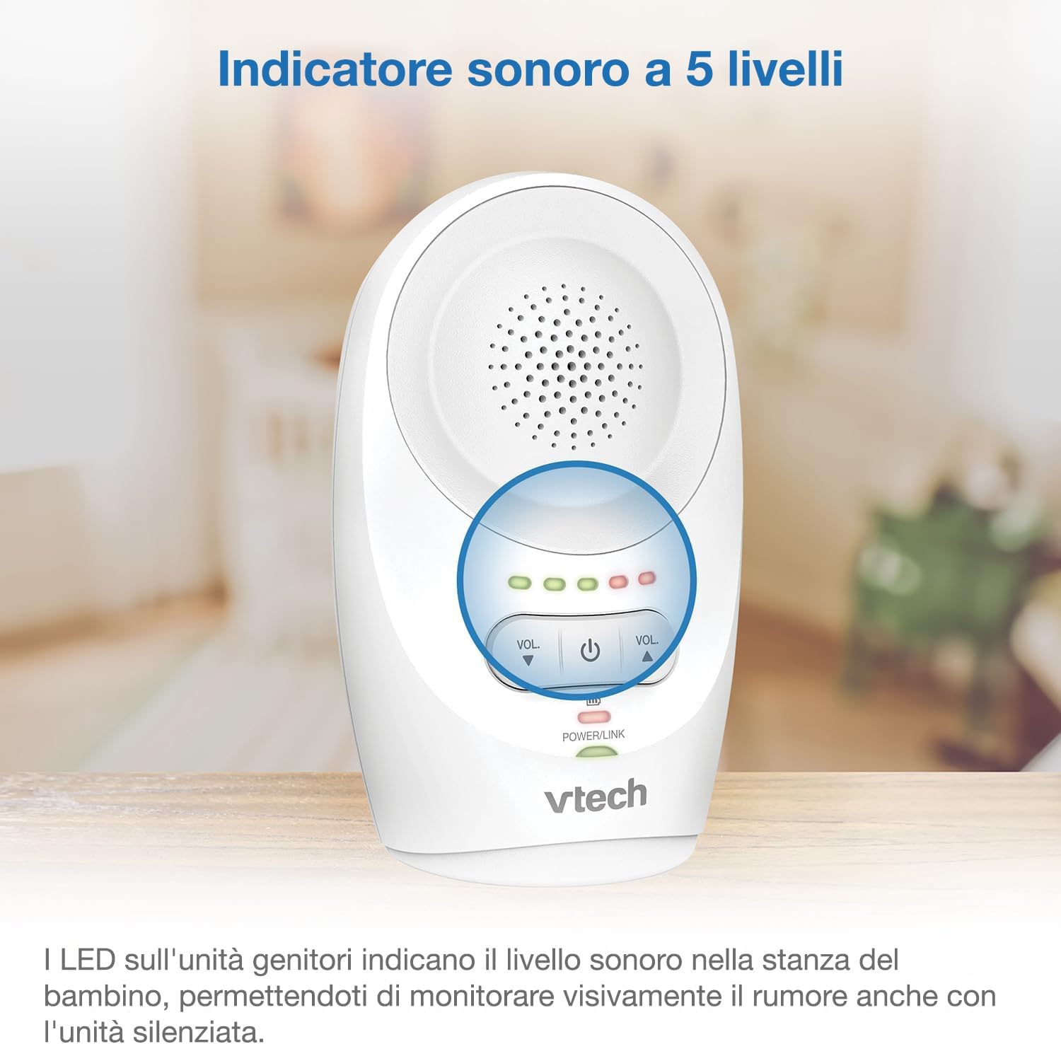 Vtech BM1120 Monitor Audio per Bambini - immagine 4