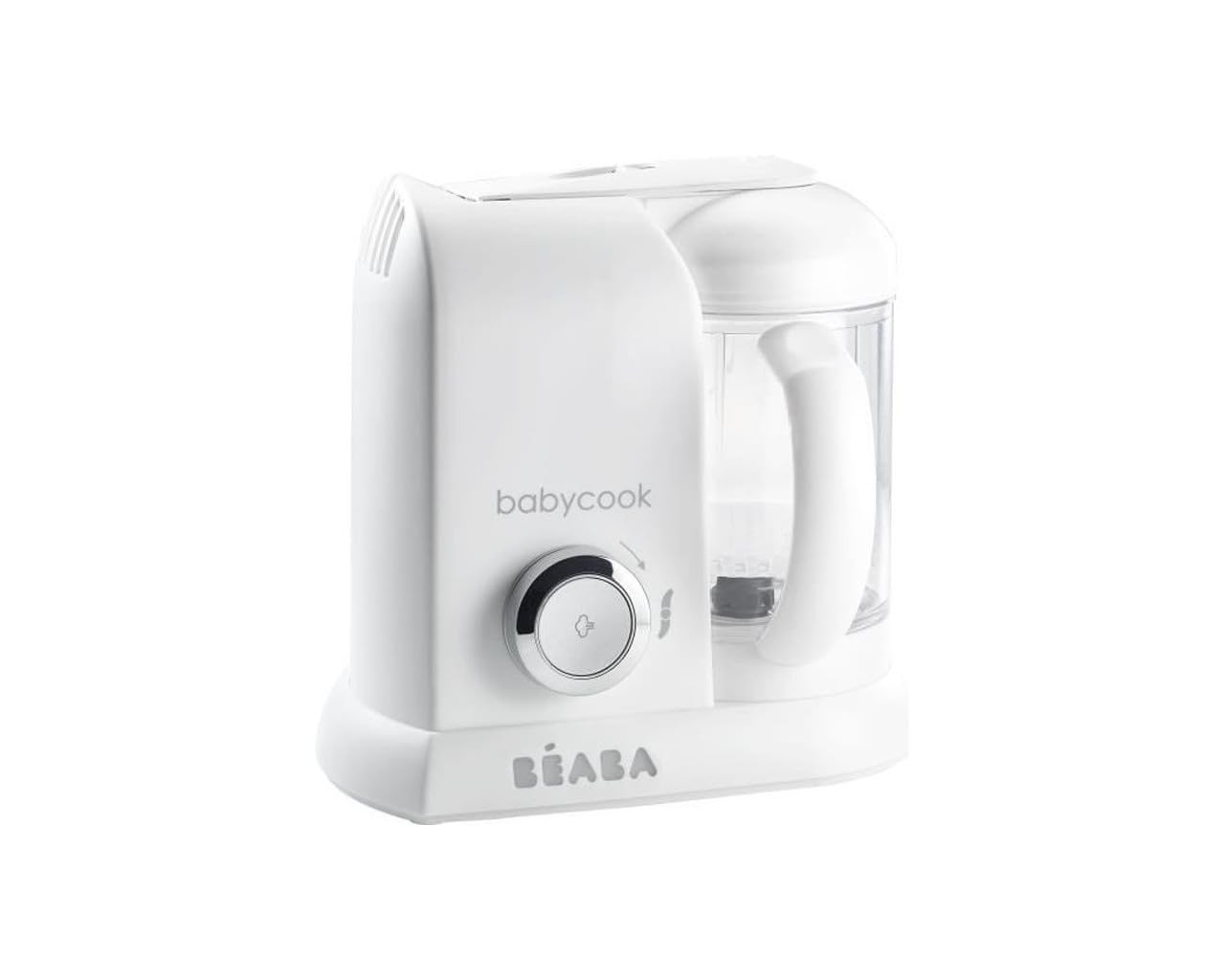Béaba Babycook Solo - Robot da Cucina 4 in 1, Bianco/Argento