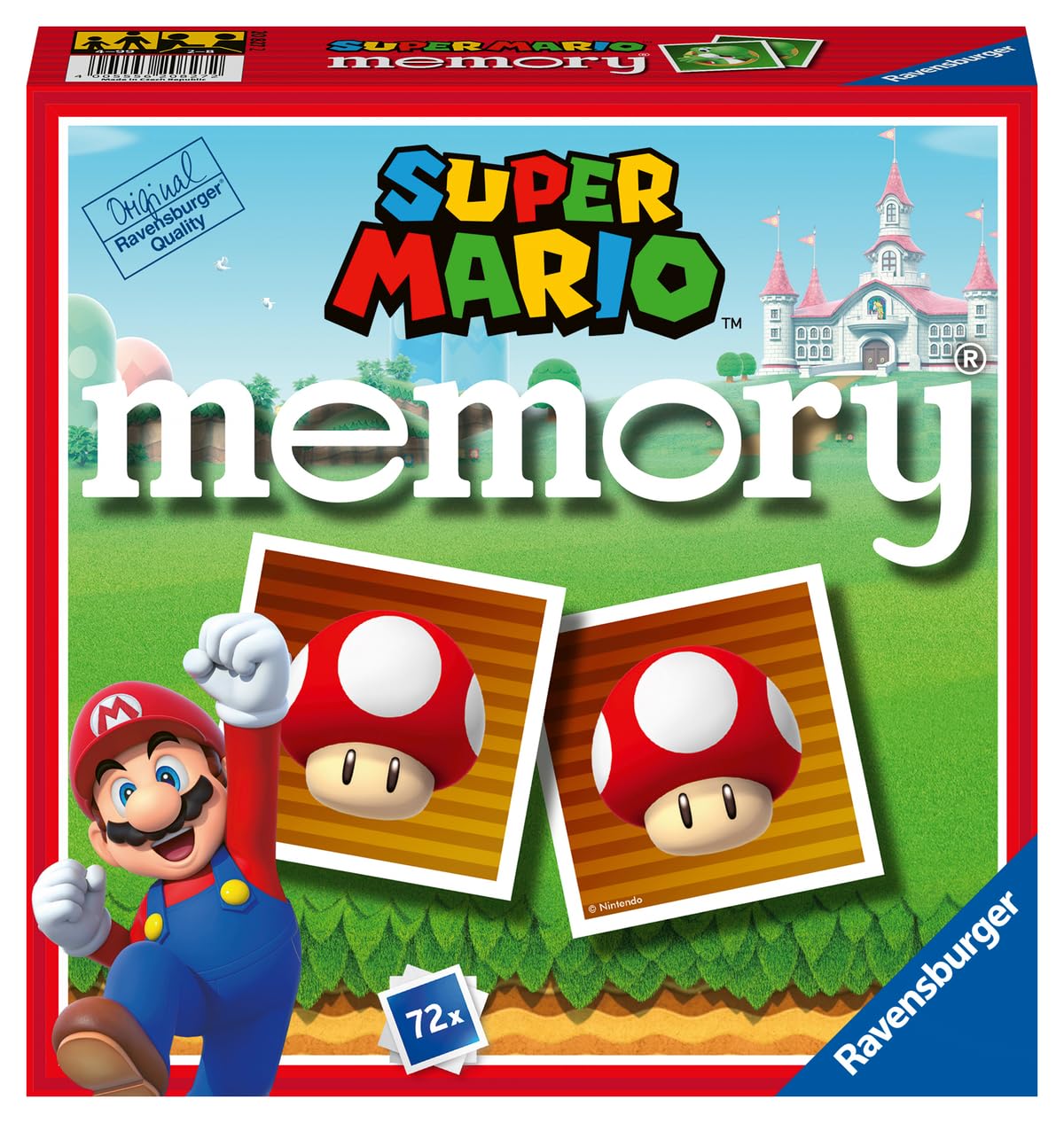 Ravensburger - Memory Super Mario, Gioco di Carte