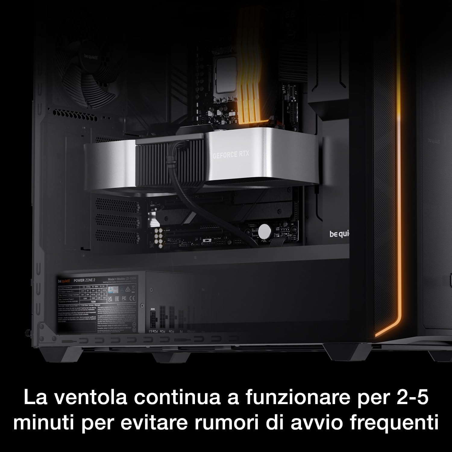 Be Quiet! Power Zone 2 750W - Alimentatore 80 Plus Platinum - immagine 4