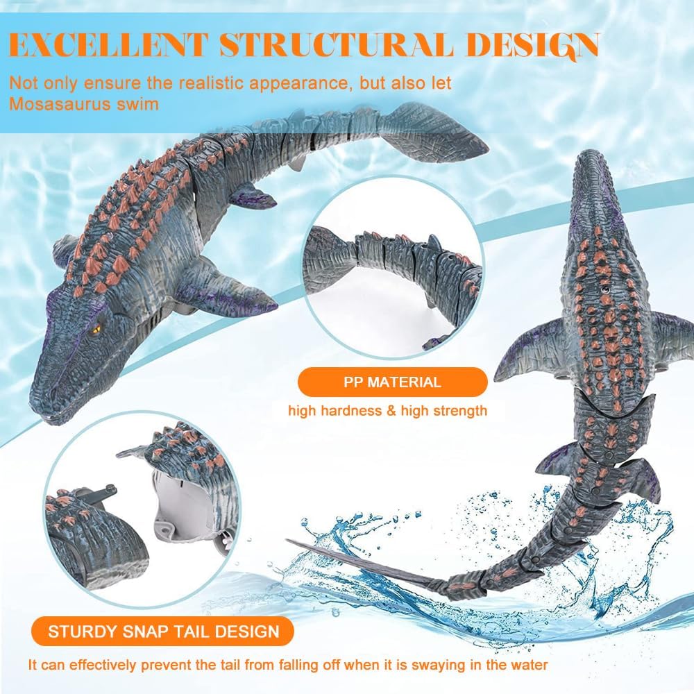 OBEST Barca Telecomandata RC Mosasaurus 2.4GHz - immagine 2