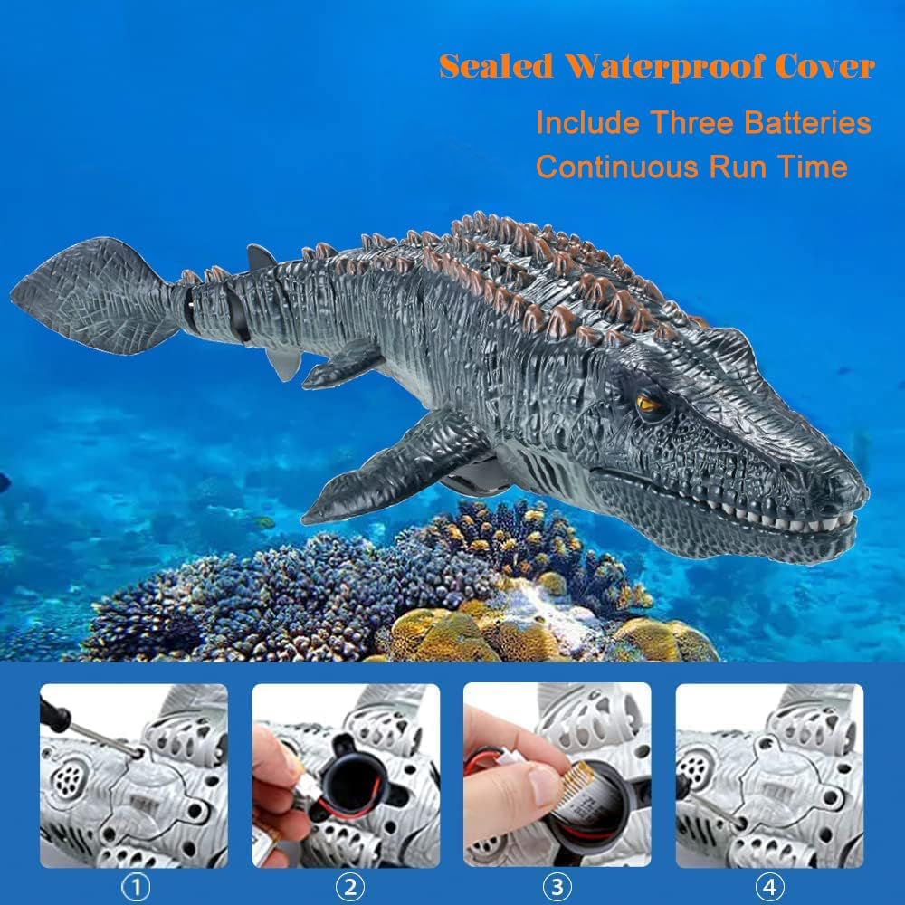 OBEST Barca Telecomandata RC Mosasaurus 2.4GHz - immagine 4