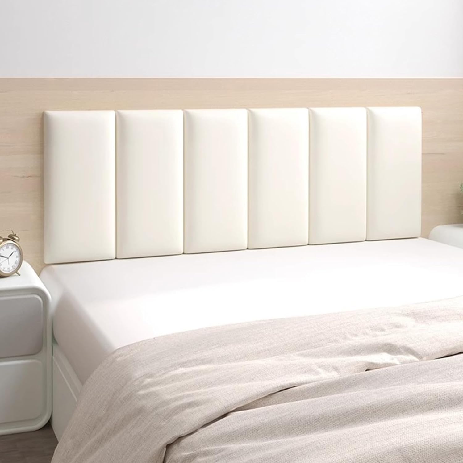 Pannelli da Parete 3D Anti-Collisione Softpack (Bianco, 4 pezzi) - immagine 3