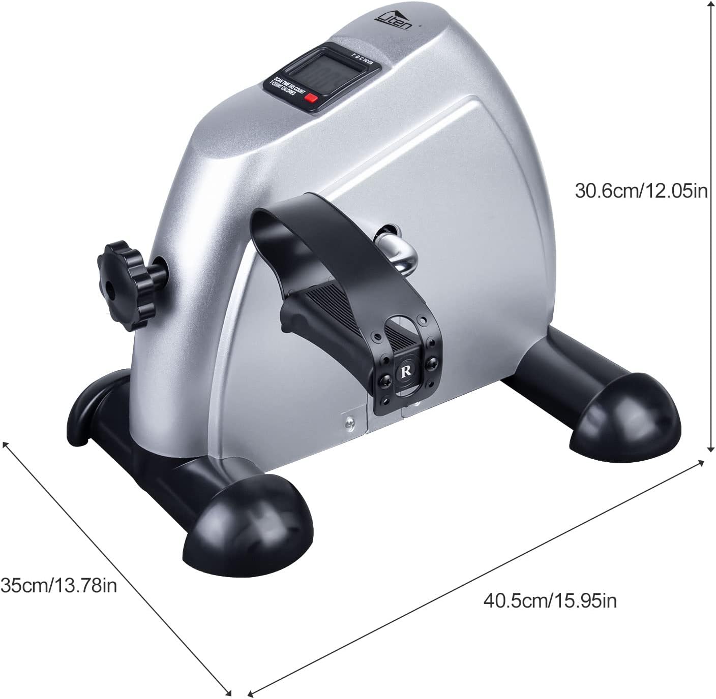 Mini Cyclette Pieghevole Uten con Tappetino Antiscivolo - immagine 3