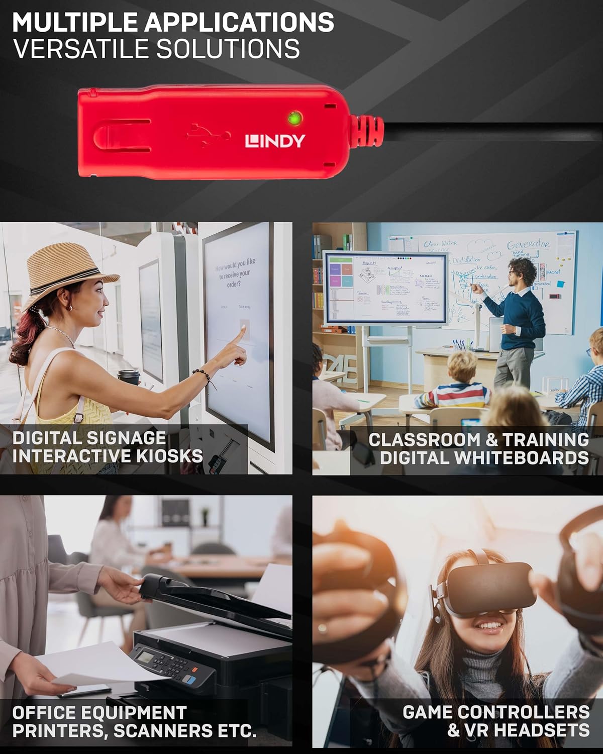 42782 Prolunga Attiva USB 2.0 Pro, 12m - immagine 4