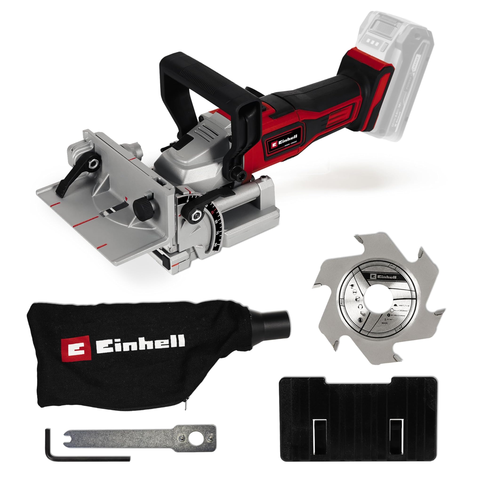 Einhell Fresatrice Orizzontale a Batteria TE-BJ 18 Li-Solo