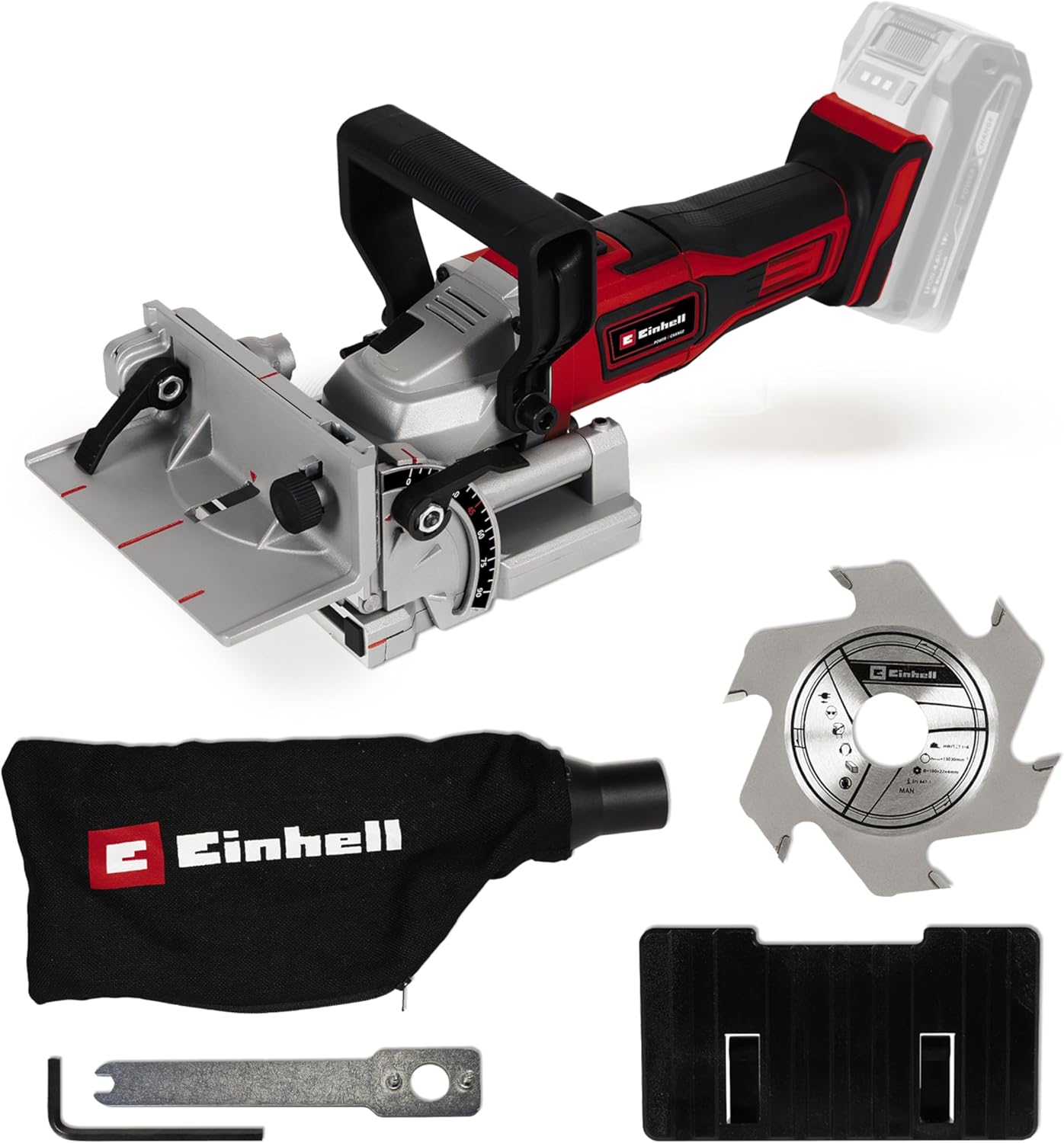 Einhell Fresatrice Orizzontale a Batteria TE-BJ 18 Li-Solo - immagine 1