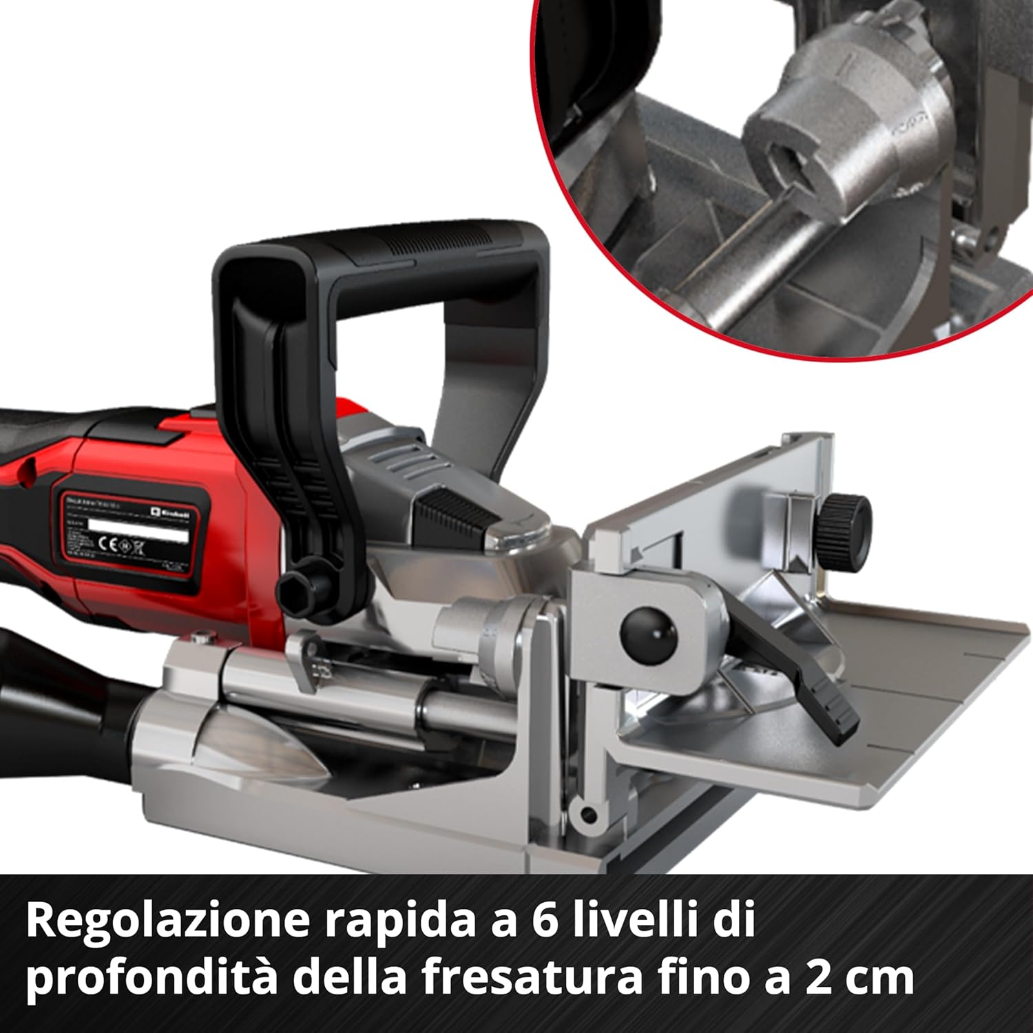 Einhell Fresatrice Orizzontale a Batteria TE-BJ 18 Li-Solo - immagine 6