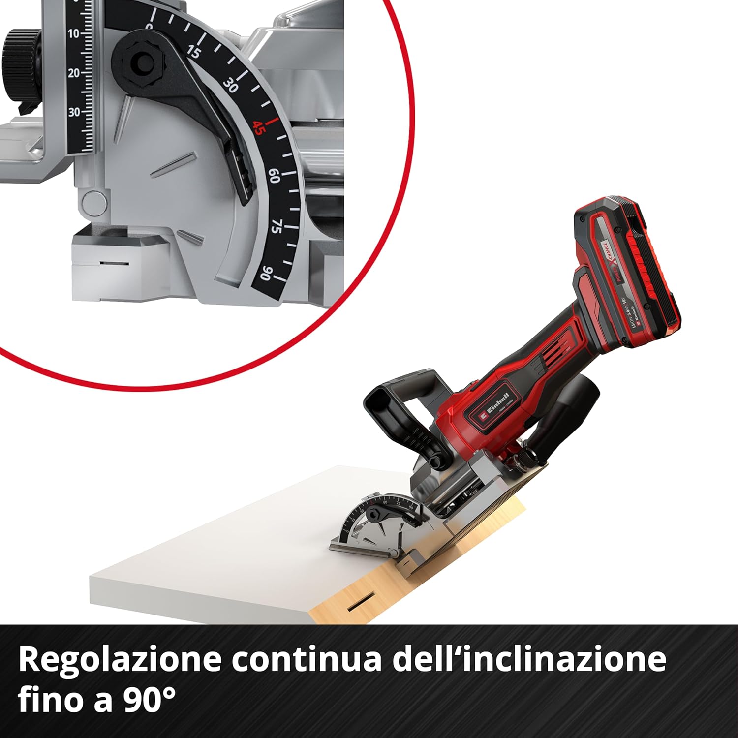 Einhell Fresatrice Orizzontale a Batteria TE-BJ 18 Li-Solo - immagine 7