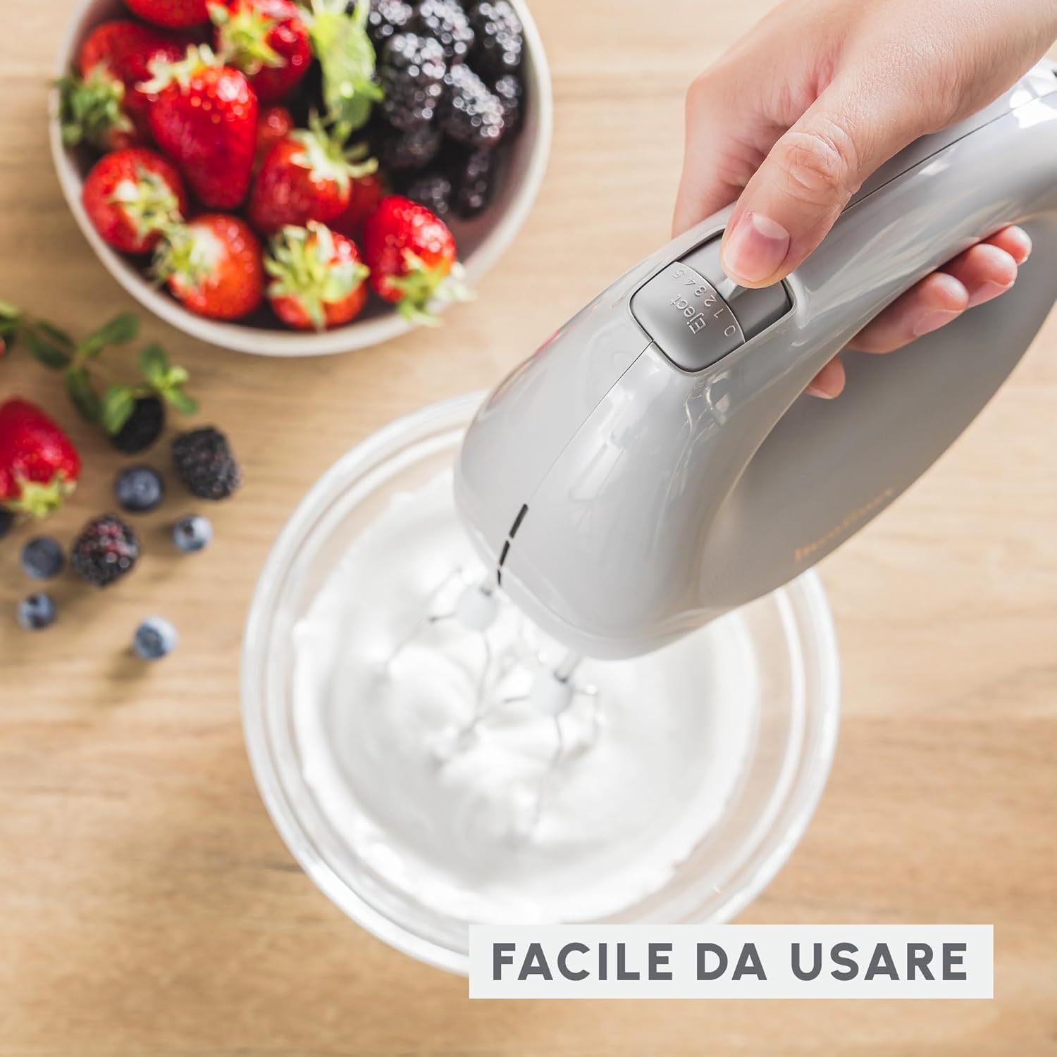 Moulinex Easy Max - Sbattitore Elettrico 300W, Pepper - immagine 6