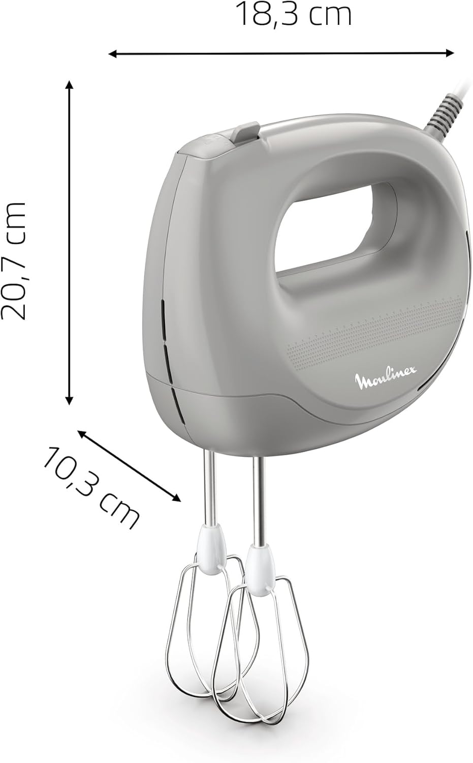 Moulinex Easy Max - Sbattitore Elettrico 300W, Pepper - immagine 8