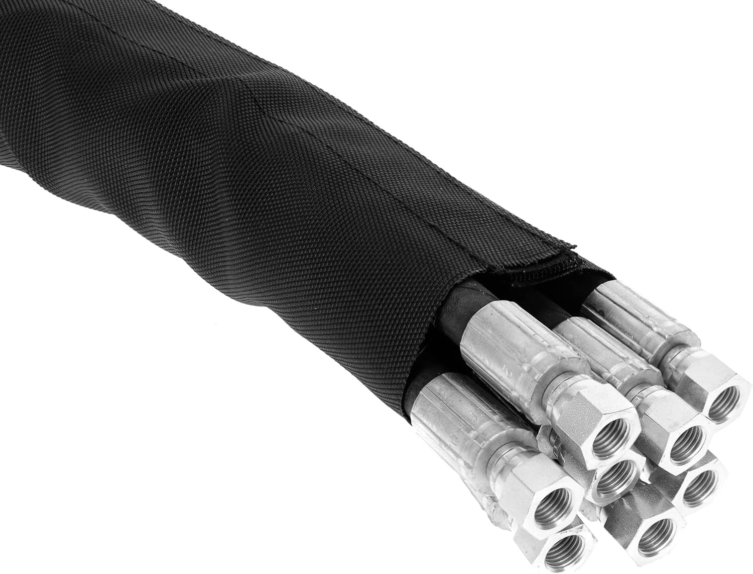 Safe-Sleeve Wrap - Protezione Tubi Idraulici Ø 50mm, 10m, Nero