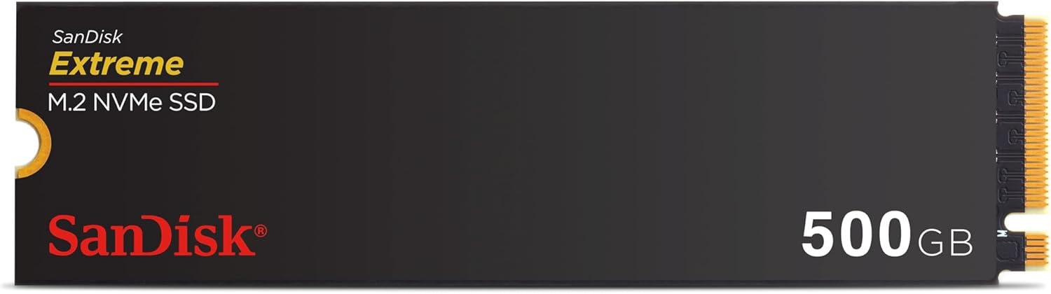 Sandisk Extreme 500GB M.2 2280 PCIe Gen 4 NVMe SSD - immagine 1