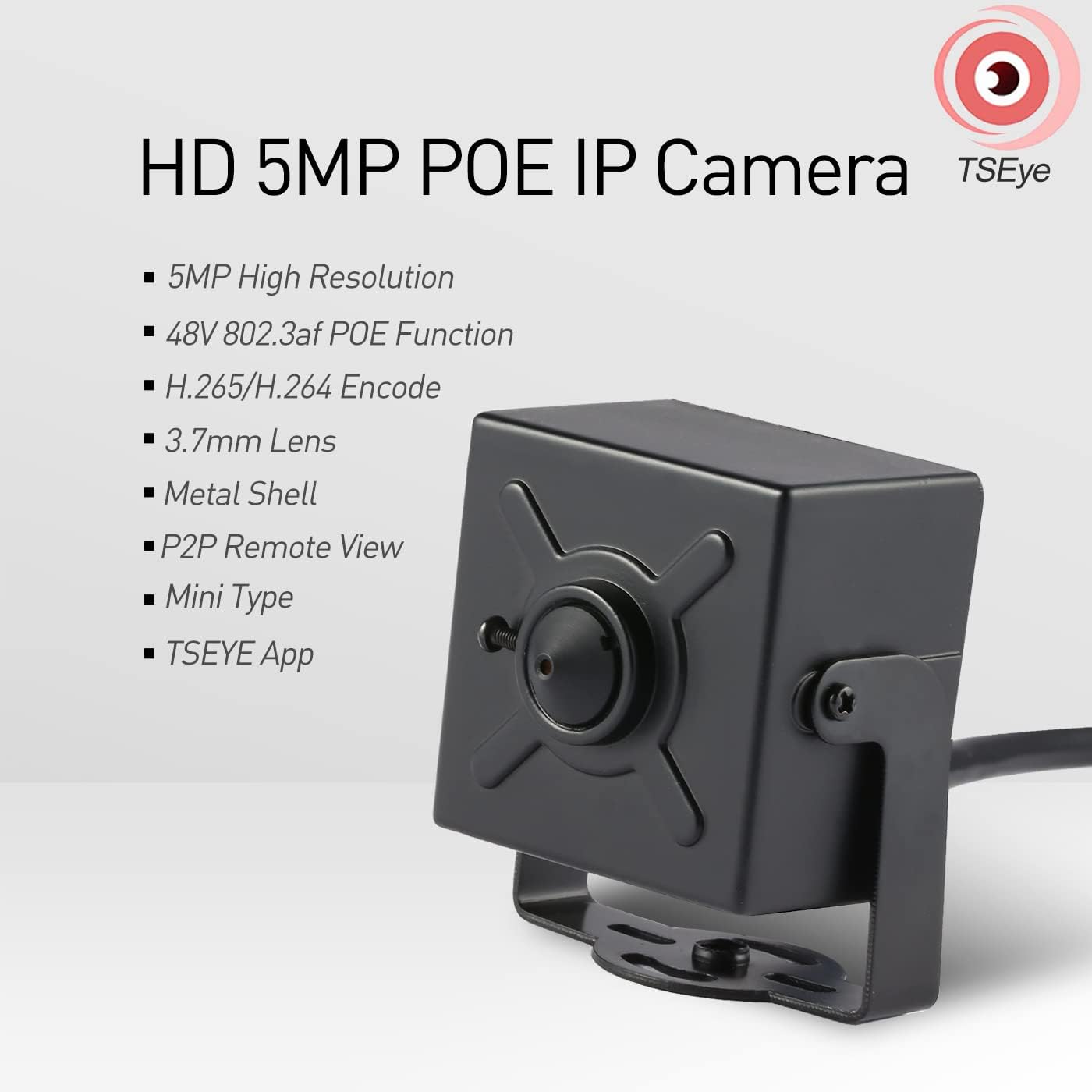 Revodata 5MP POE IP Cam Pinhole 3,7mm - immagine 2