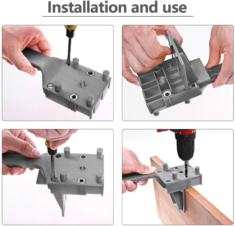 Dima per Fori a Tasca 6/8/10 mm - 41 Pezzi, Grigio - immagine 4