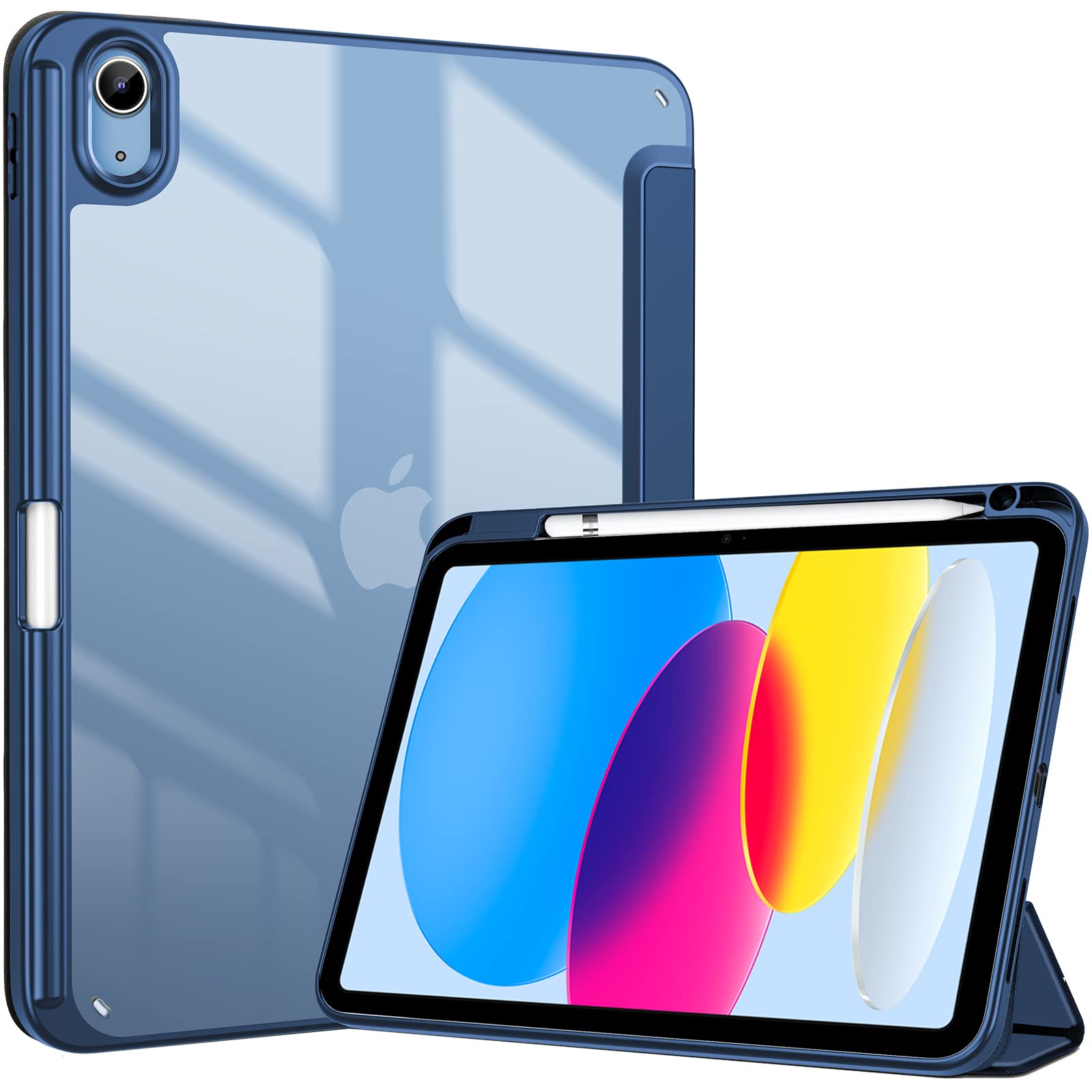 Procase Cover iPad 10 Generazione 10,9 Pollici 2022, Blu