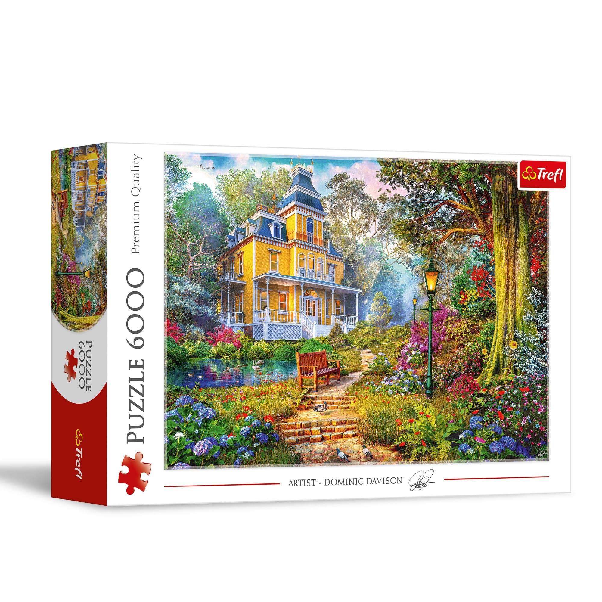 Trefl - Residenza estiva - Puzzle da 6000 pezzi - Puzzle grande e dettagliato, fai da te, intrattenimento creativo, divertente, puzzle classico per adulti e bambini dai 15 anni in su