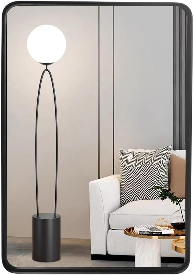 Struttura Specchio da Parete 55x75 cm, Nero