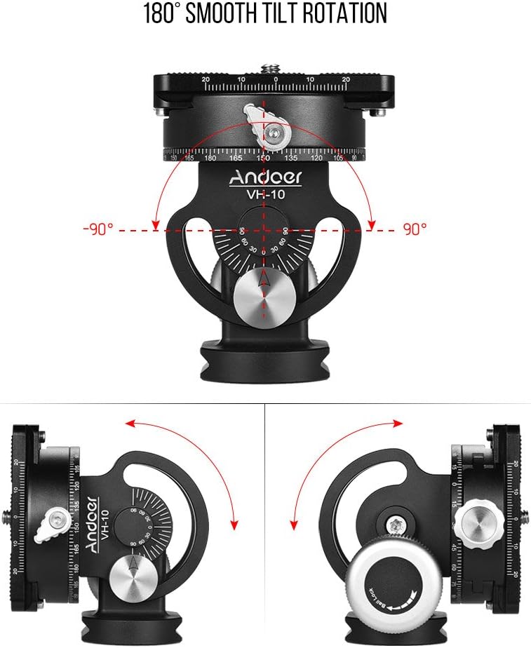 Andoer Testa Fluida per Treppiede Panoramica - immagine 2