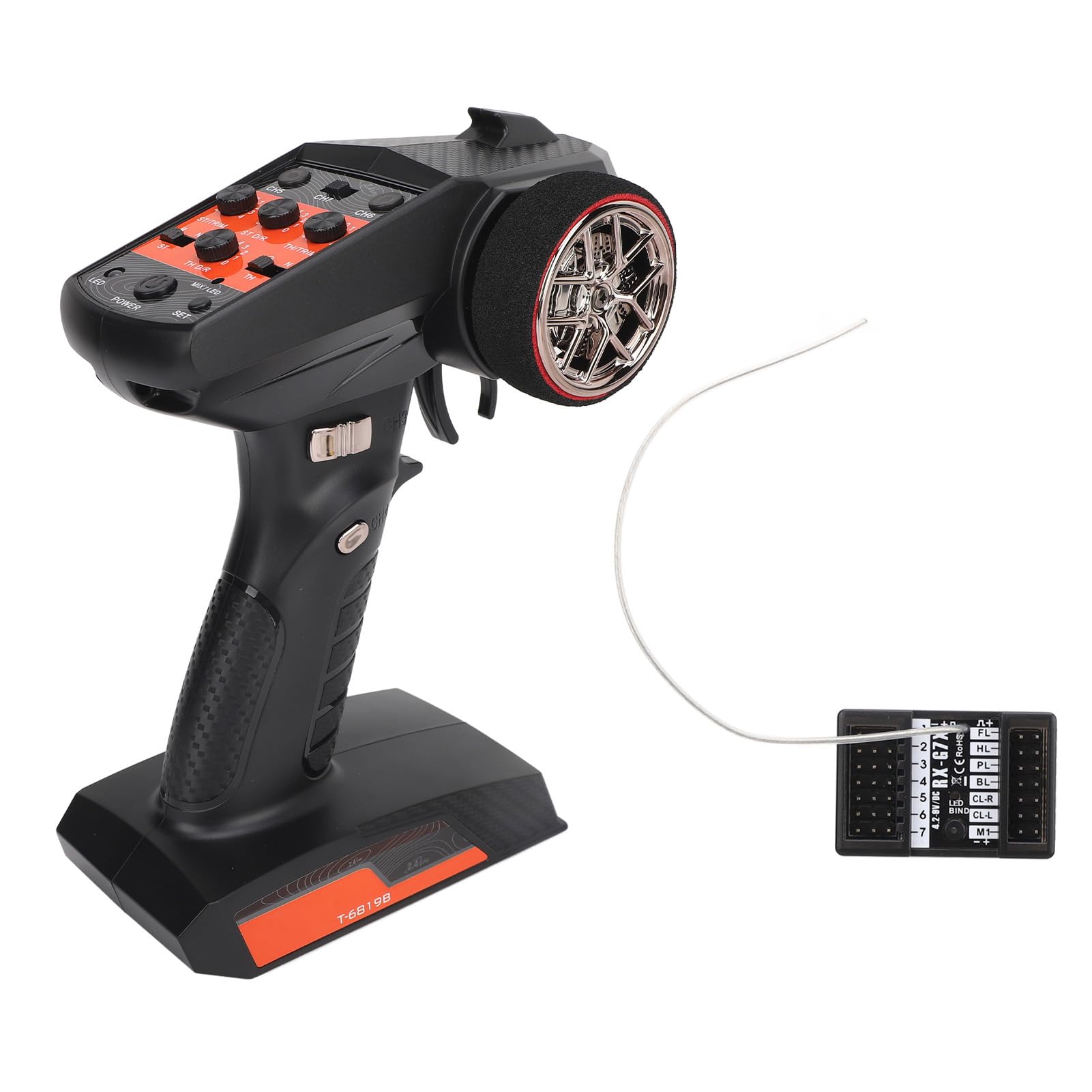 Trasmettitore Radio 2,4 GHz 7 Canali con Ricevitore