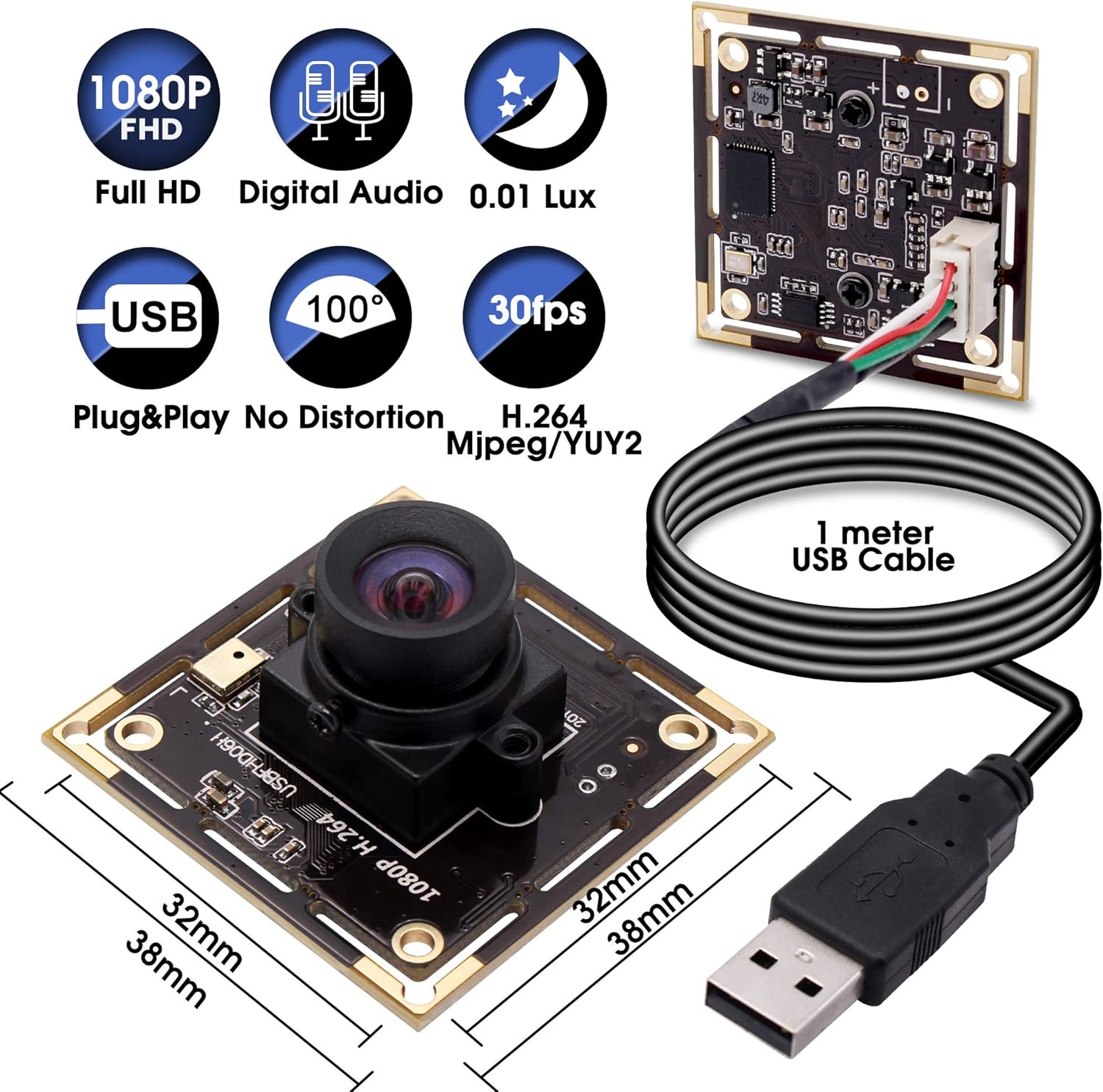 Svpro Scheda Telecamera 1080P con Microfono - immagine 2