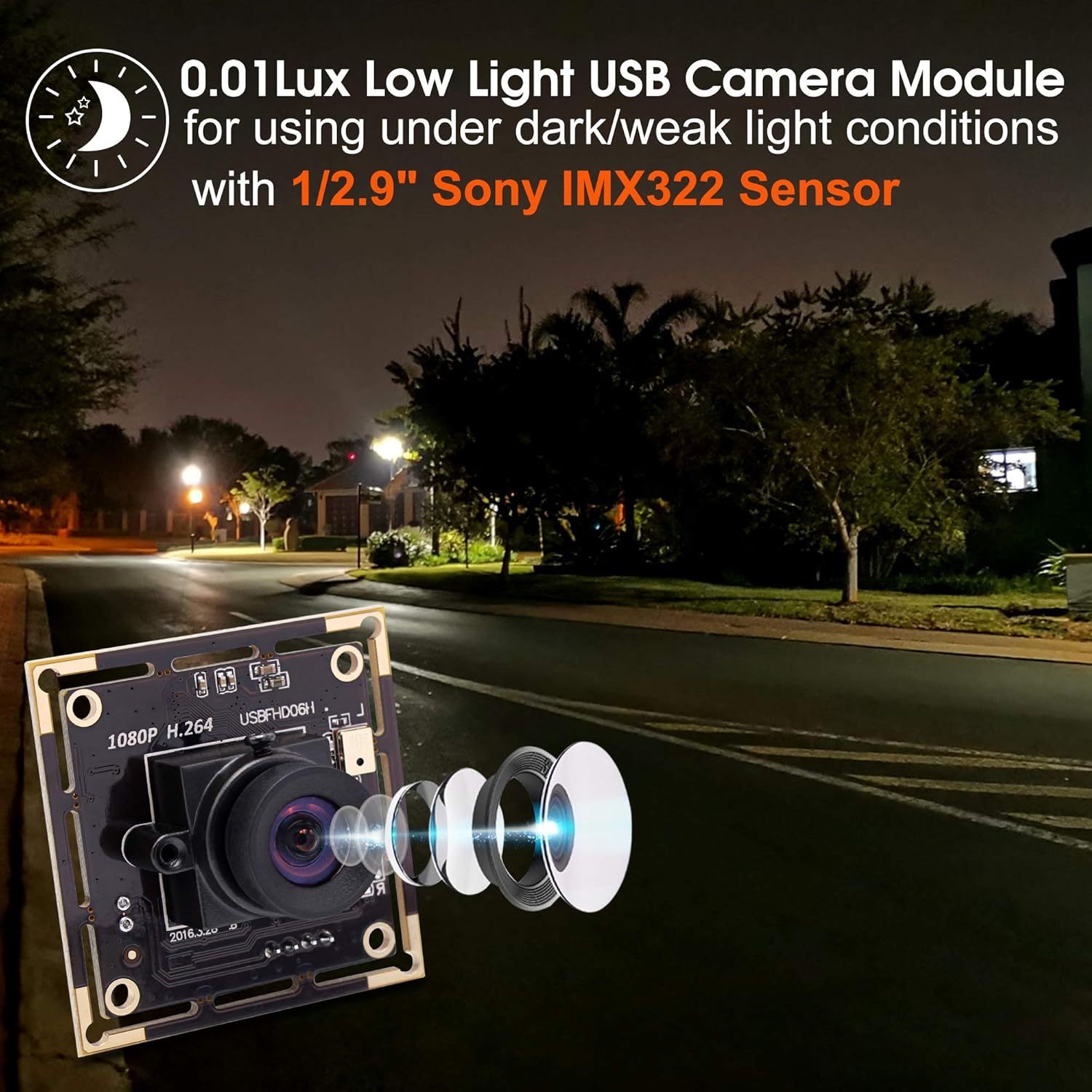 Svpro Scheda Telecamera 1080P con Microfono - immagine 3