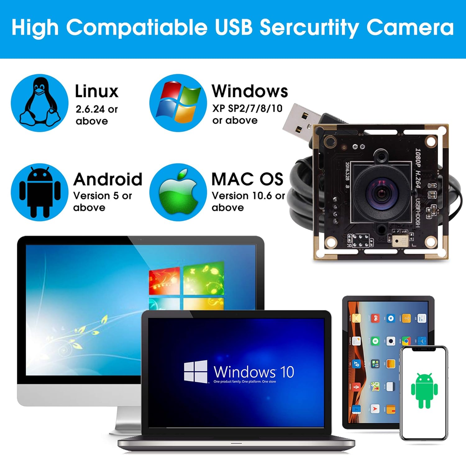 Svpro Scheda Telecamera 1080P con Microfono - immagine 6