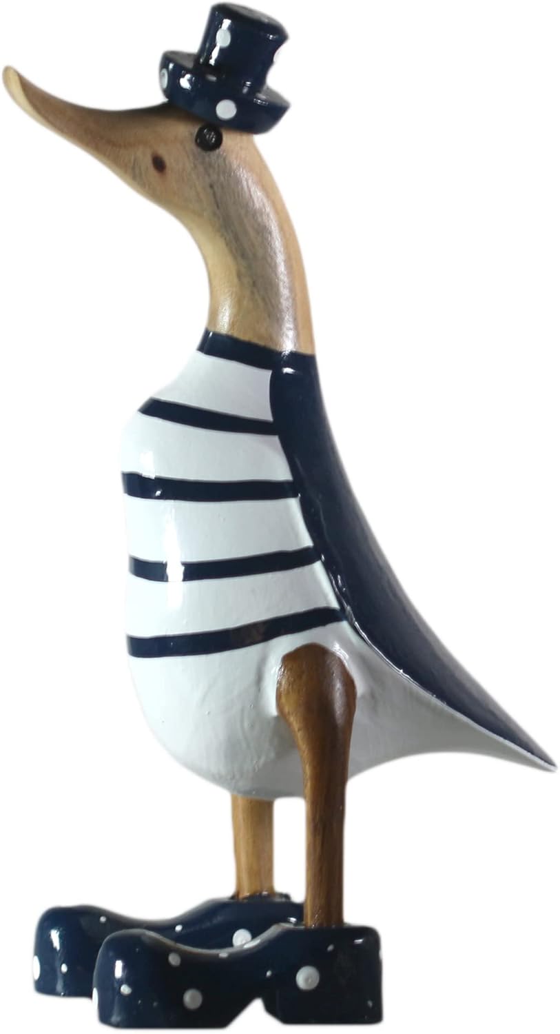 ART-CRAFT Anatra di Legno Decorazione Giardino 25cm - immagine 1