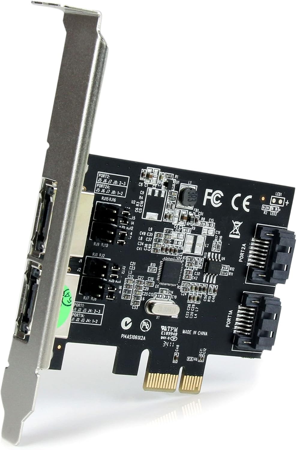 Startech.com Scheda Controller eSATA PCI Express SATA 6 Gbps - immagine 2