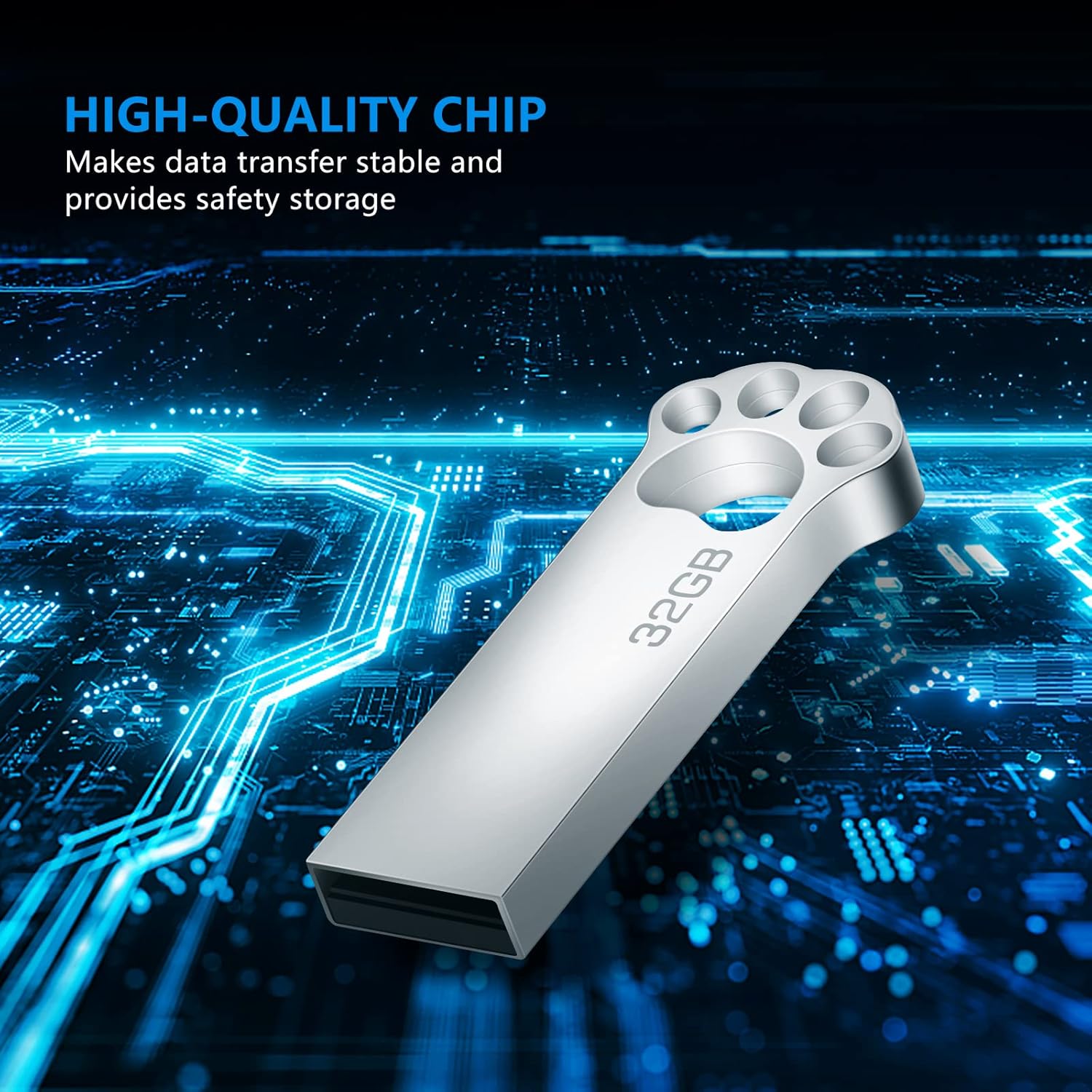 Chiavetta USB 32 GB Metallo - 10 Pezzi - immagine 4