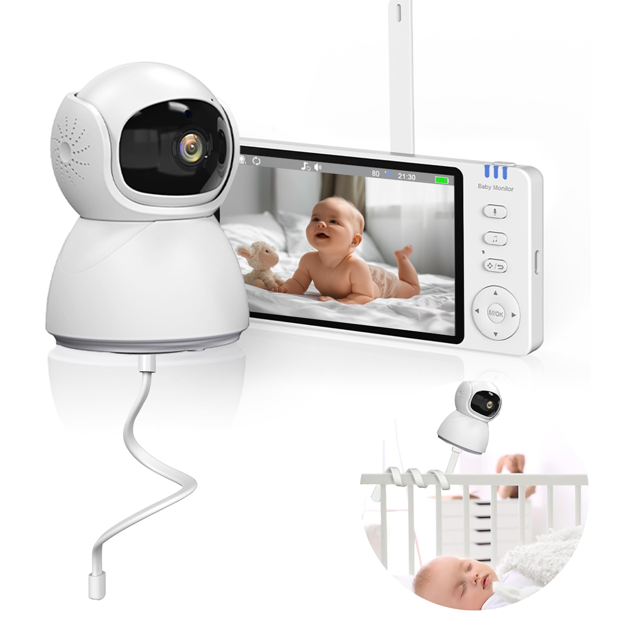 Extralink Babyphone con Telecamera 5" senza Wi-Fi