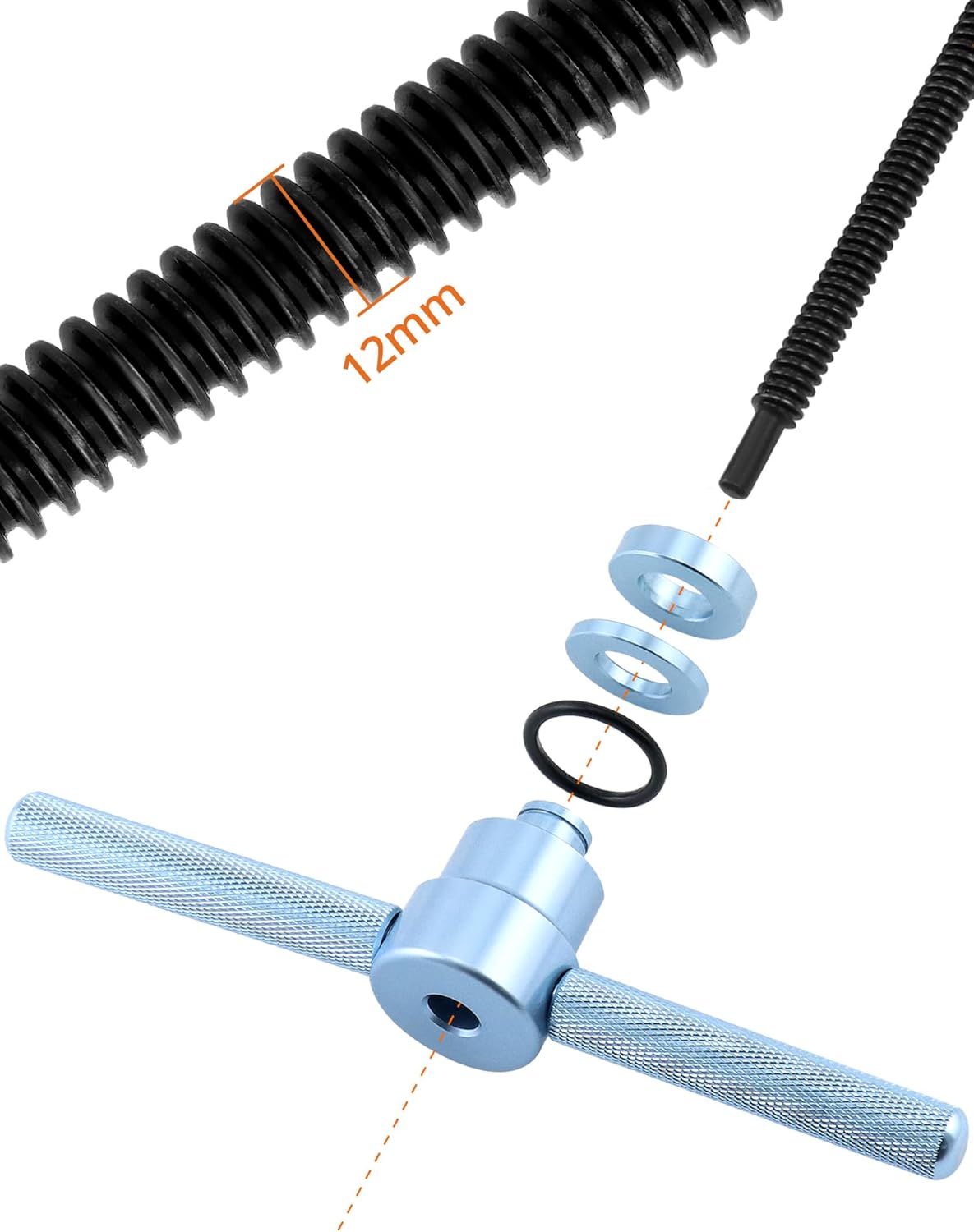 QWORK® Set di Presse per Cuscinetti per Biciclette - immagine 3