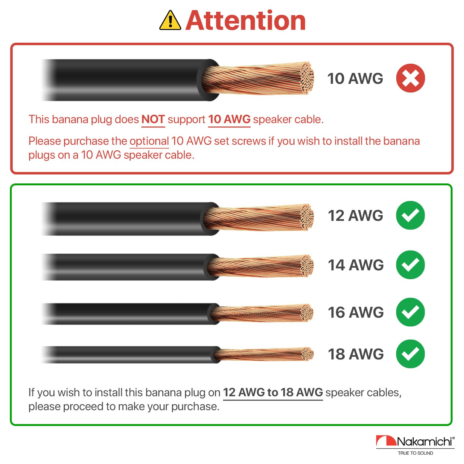 Nakamichi Connettori a Banana 4mm Placcati Oro 24K - 4 Pezzi - immagine 2