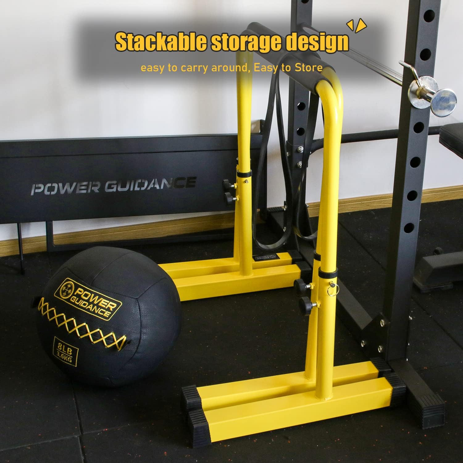 Power Guidance - Dip Bar Stand Station Regolabile - immagine 5