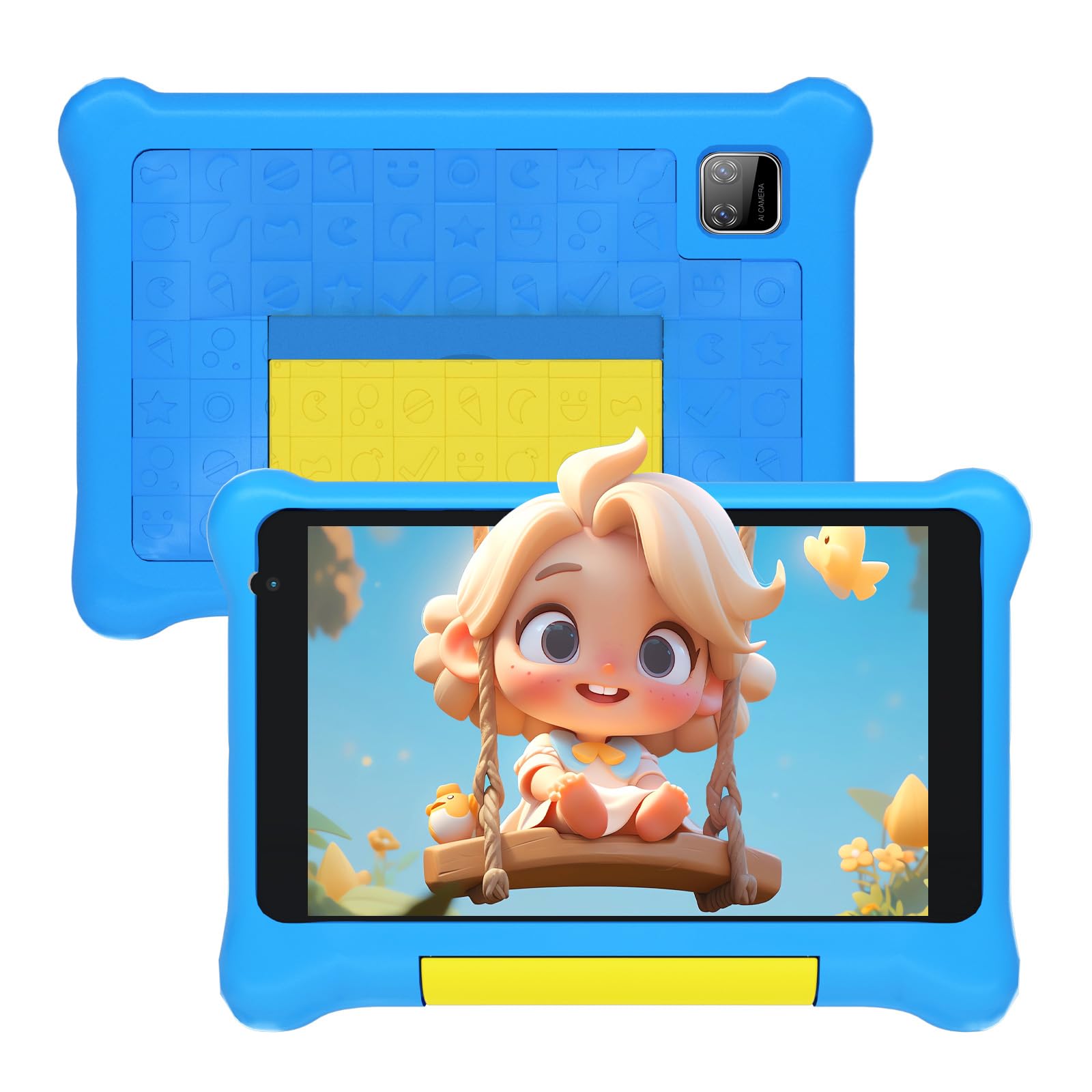Yicty Tablet Bambini 7 Pollici Android 13, Blu