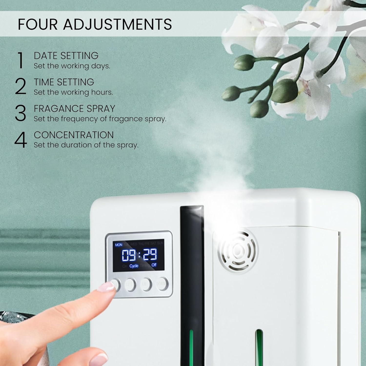 2x Diffusore Elettrico Oli Essenziali Professionale - immagine 3