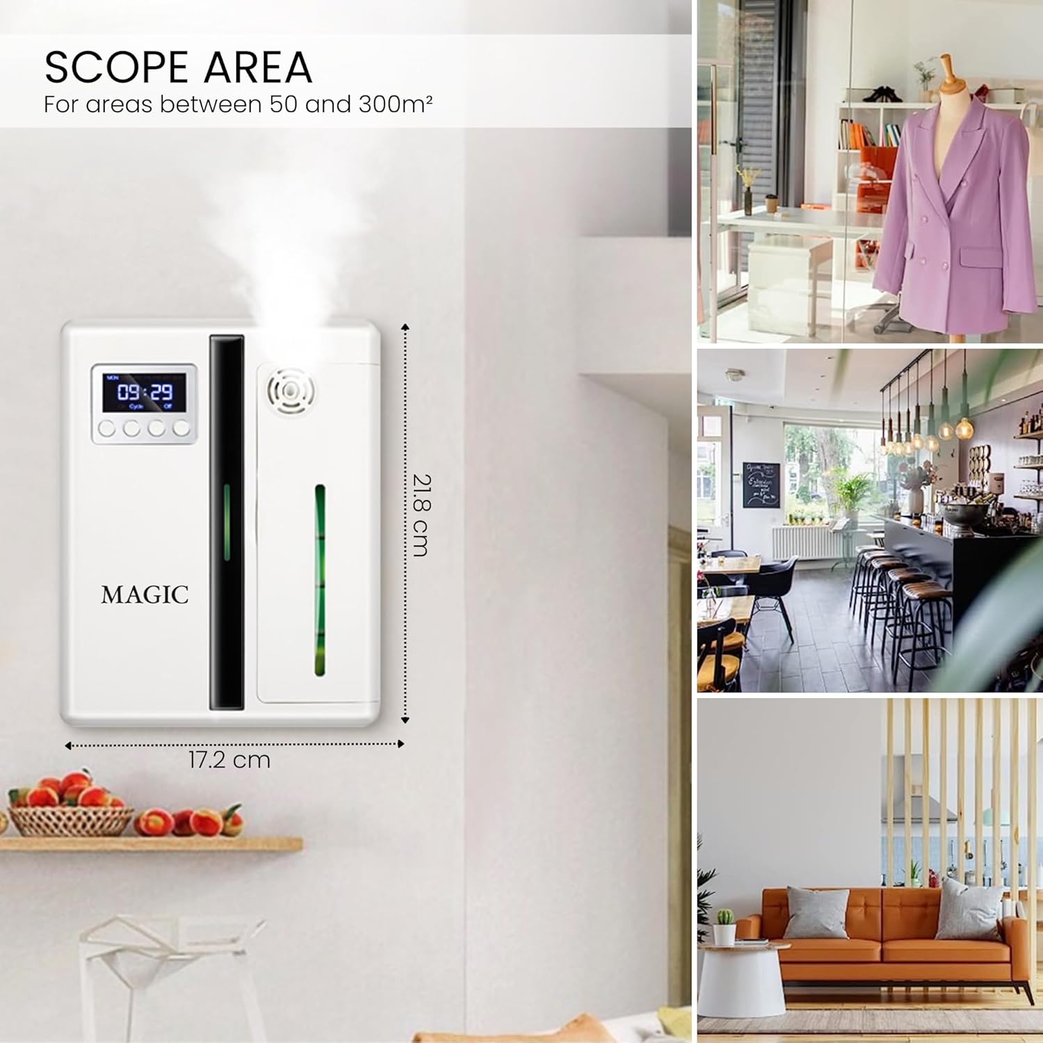 2x Diffusore Elettrico Oli Essenziali Professionale - immagine 4