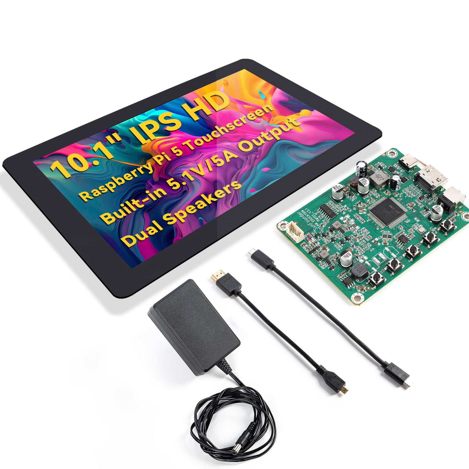 Sunfounder Raspberry Pi Display Touchscreen 10.1" IPS LCD