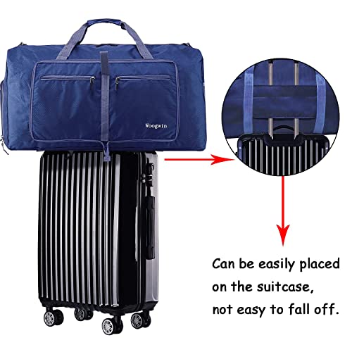 Borsone da Viaggio Pieghevole 60L Impermeabile - immagine 3