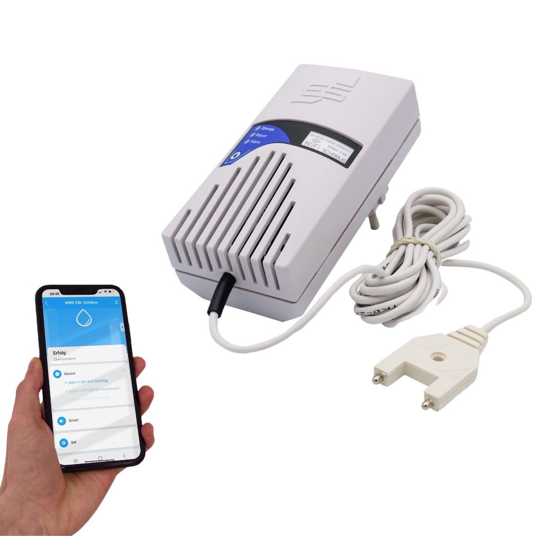 WWD 240 - Rilevatore di acqua intelligente Schabus, 230 VAC/50 Hz/spina Schuko