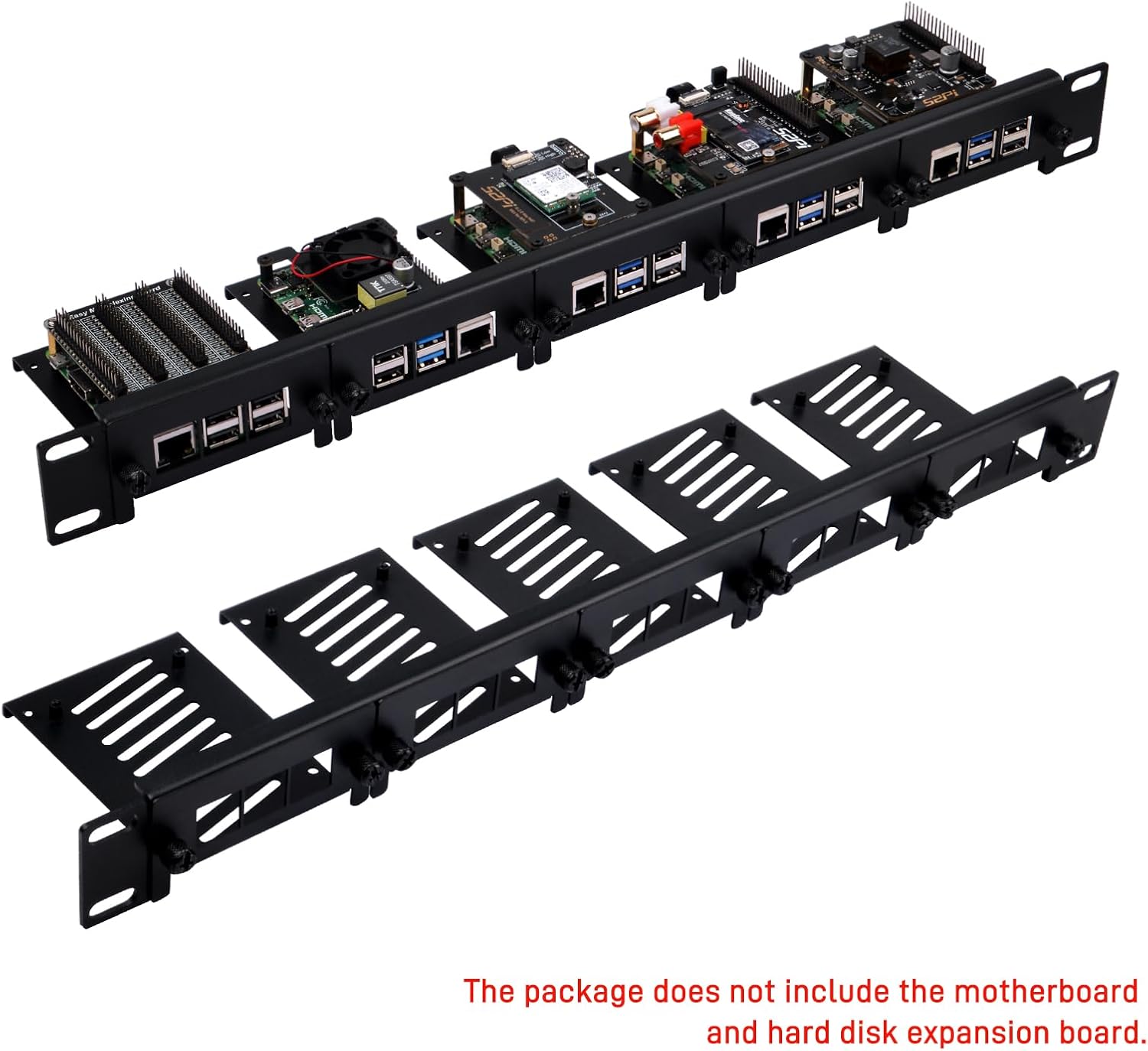 Geeekpi 19 inch 1U Rackmount per Raspberry Pi - immagine 5