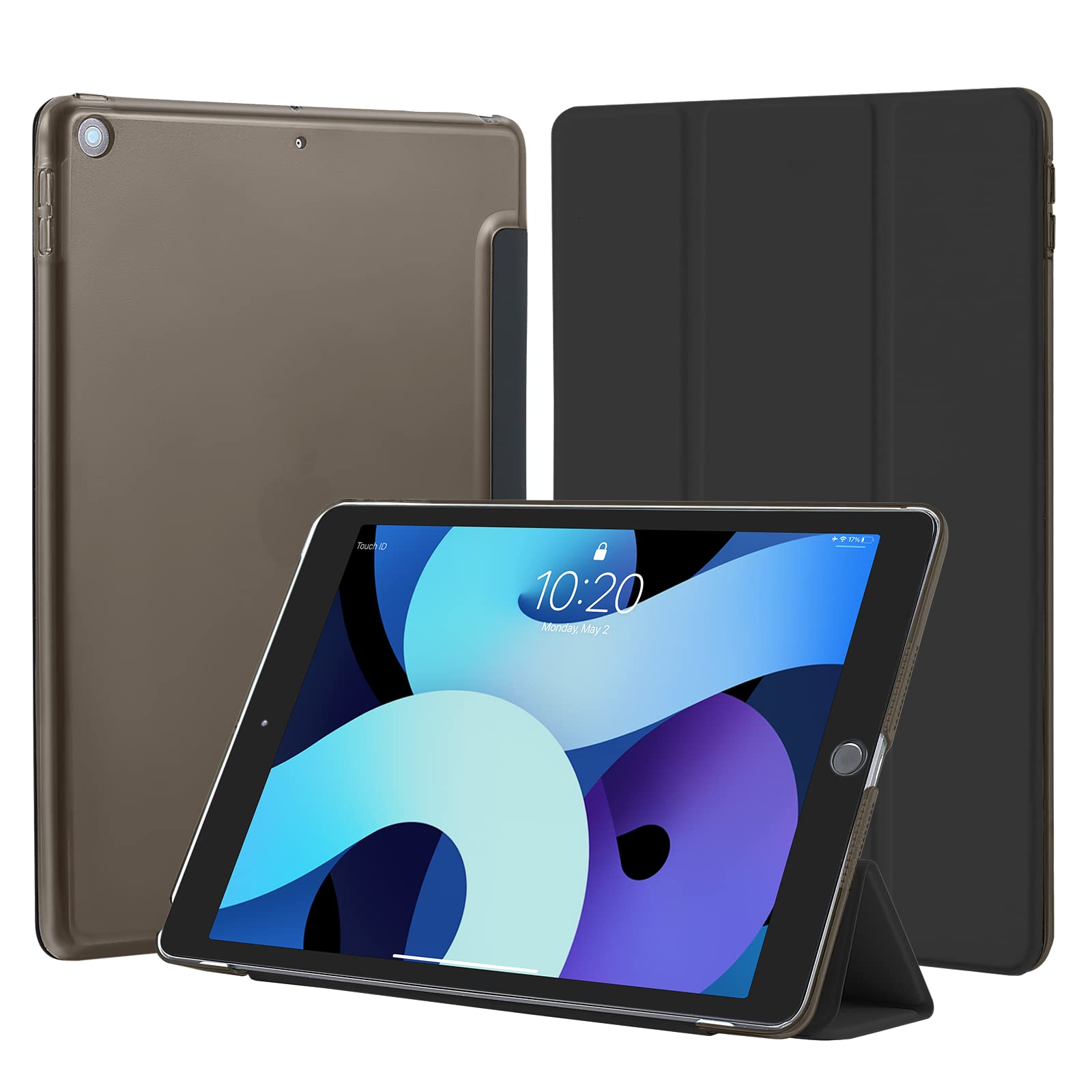 4ubonlife Custodia per iPad 9a/8a/7a Generazione 10,2 Pollici