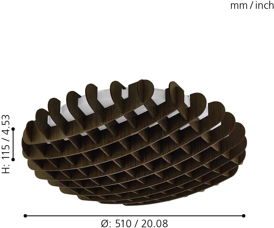 Eglo Plafoniera LED Valdecabras 51 cm - immagine 4