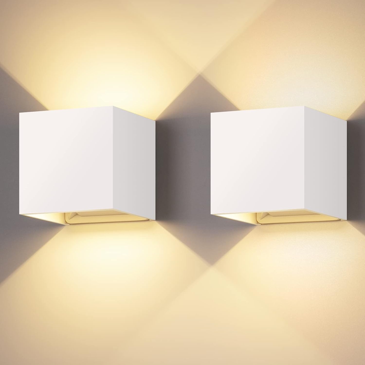 Ledmo Applique da Parete Interno/Esterno 20W 3000K (2 pz)