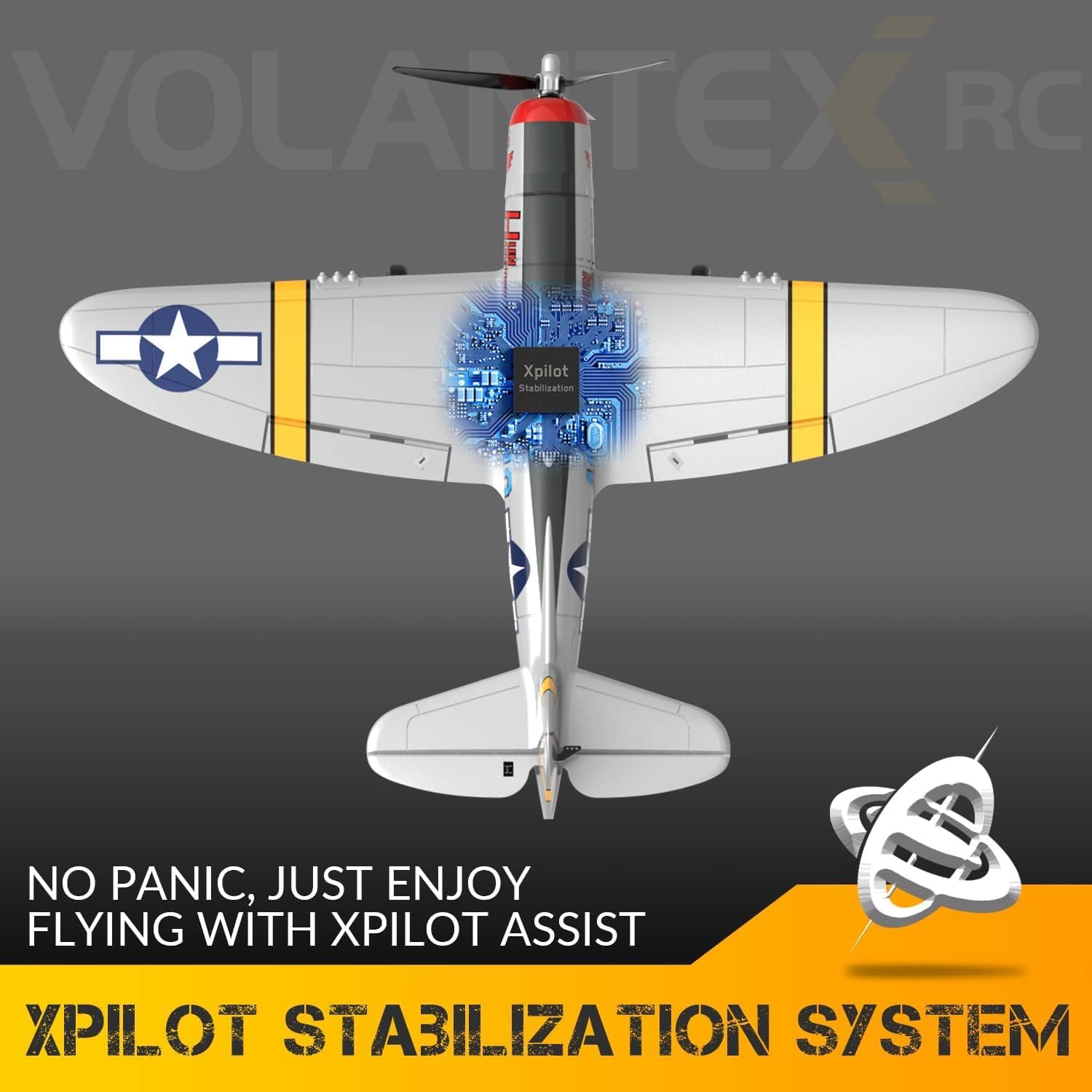 VOLANTEXRC Aereo RC P-47 Thunder 4 Canali - immagine 6