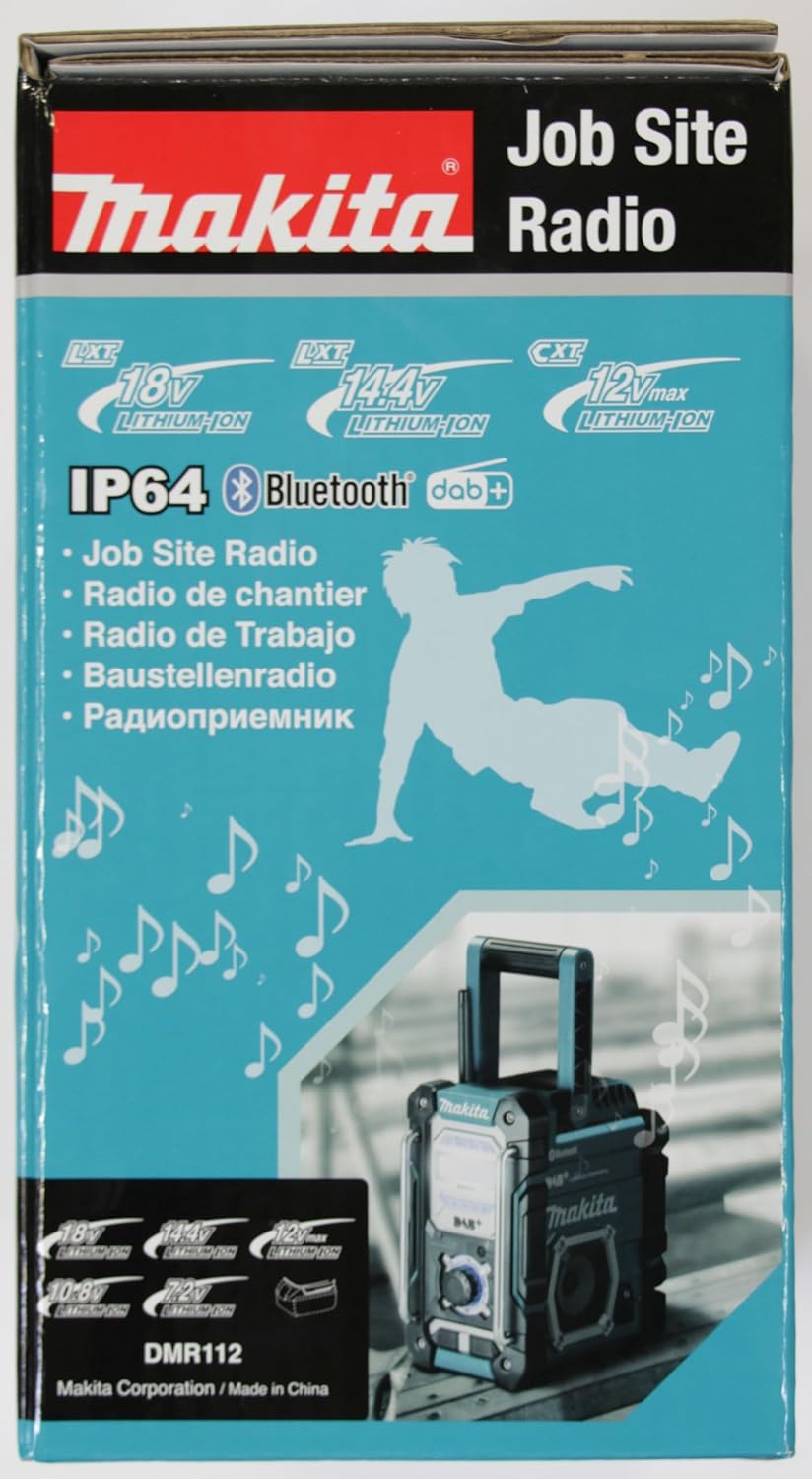 Makita DMR112 Radio da Cantiere DAB/DAB+ con Bluetooth - immagine 12